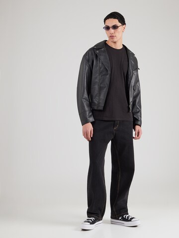 melns JACK & JONES T-Krekls 'JJEDOVER'