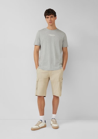 Regular Pantalon ' FILE ' s.Oliver en beige : devant