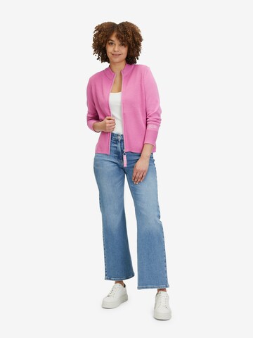 Betty Barclay Strick-Cardigan mit Strickdetails in Pink