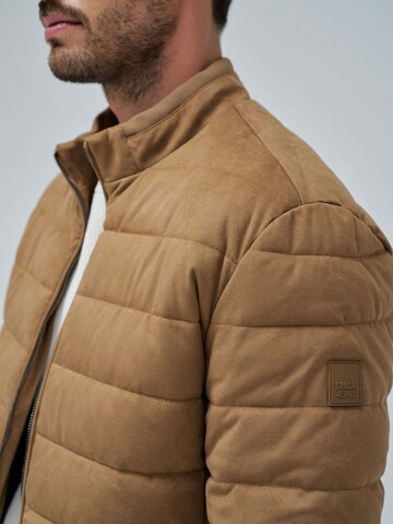 Salsa Jeans Winterjacke 'Suede' in Braun