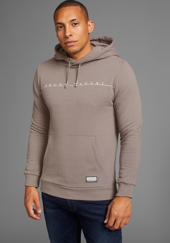 Bruno Banani LM Sweatshirt in Braun: Vorderseite