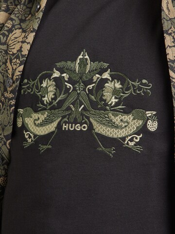 HUGO Футболка 'Denrith' в Черный