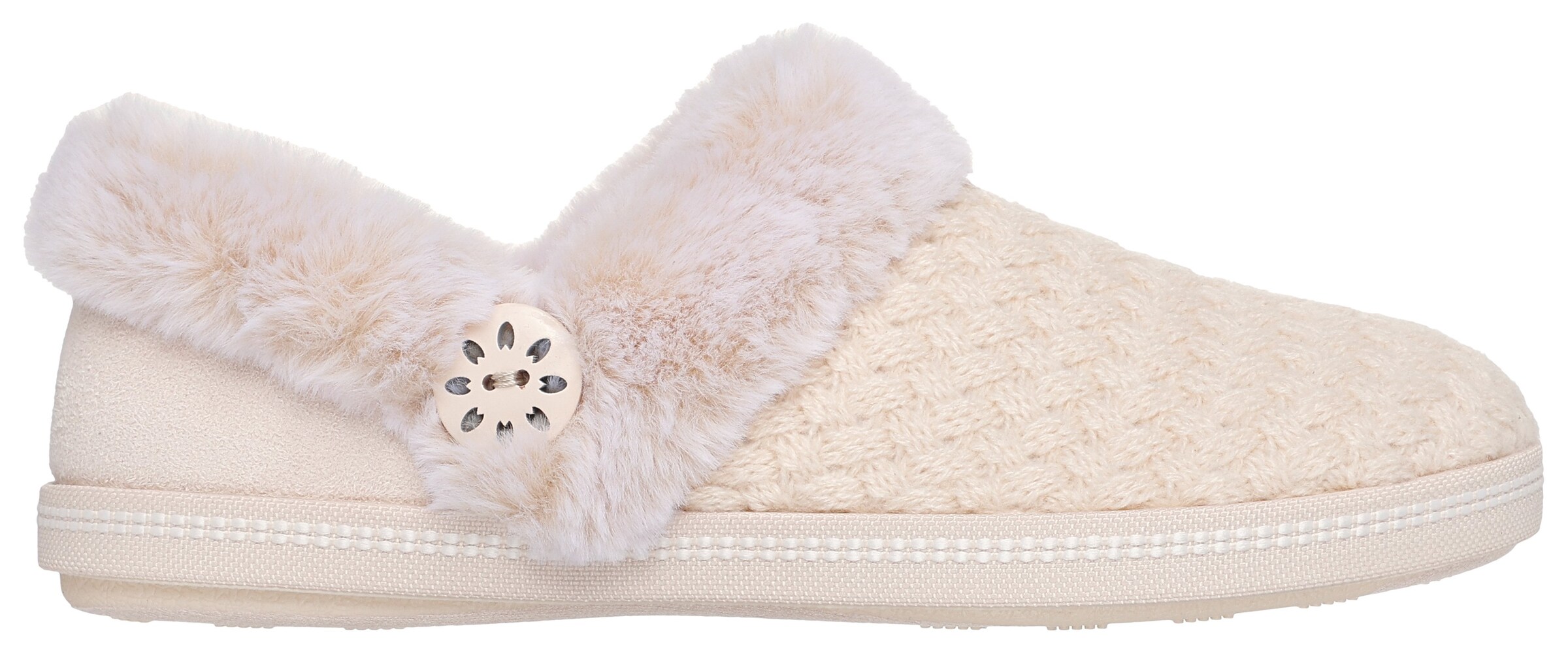 SKECHERS Slippers in Beige: front