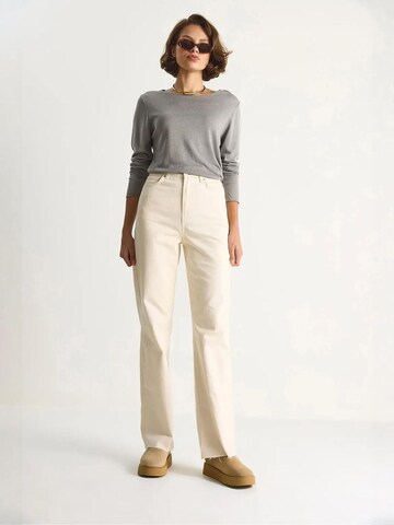 regular Jeans di Bianco Lucci in beige