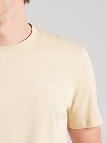 Maglietta 'Dero222' di HUGO in beige