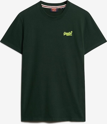 Superdry Tričko 'Essential' - Zelená: predná strana