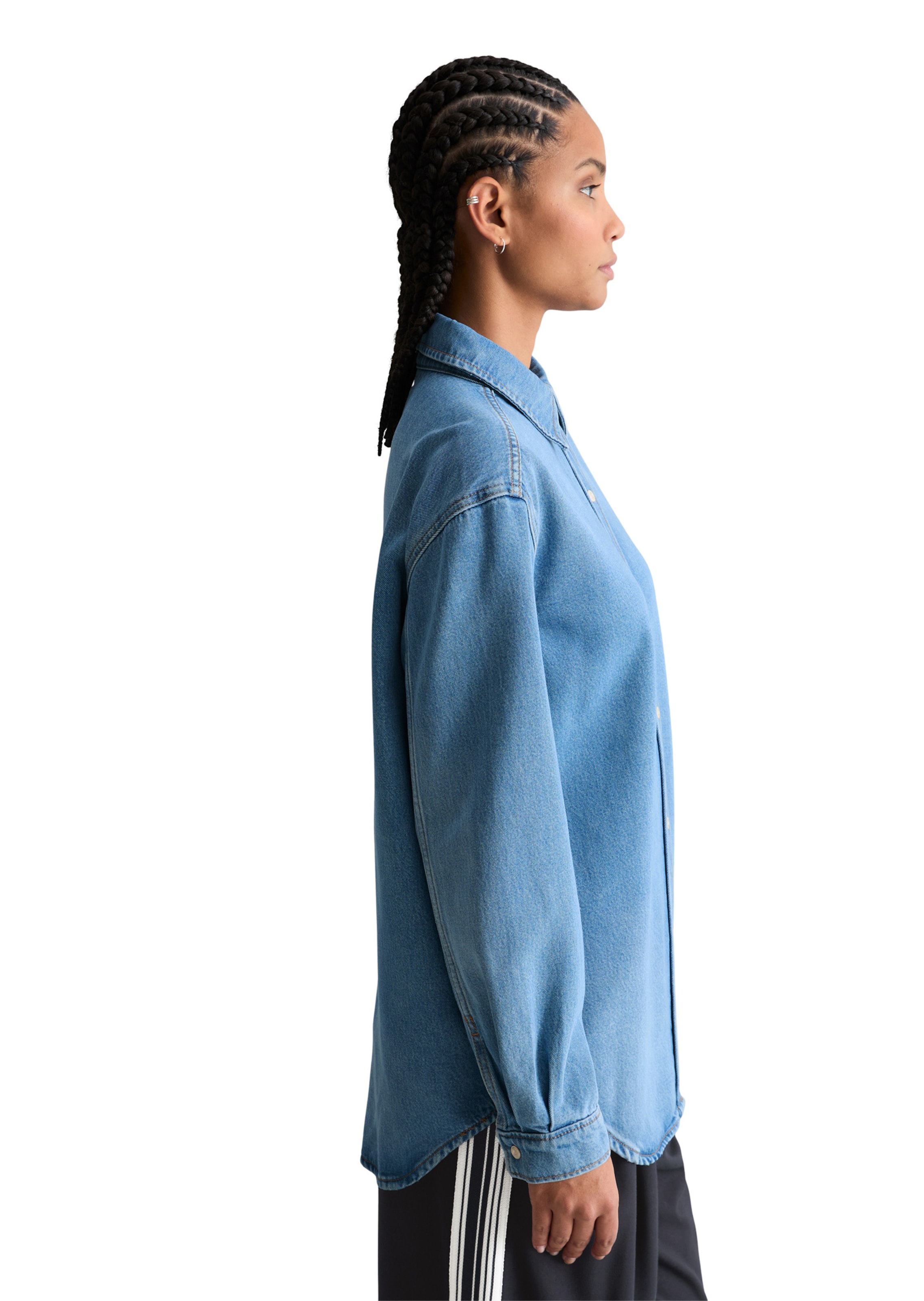 Marc O'Polo DENIM Jeansbluse in Blau