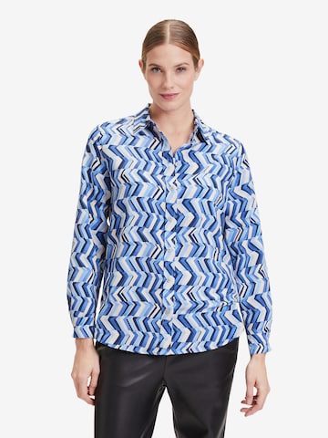 Cartoon Bluse in Blau: predná strana