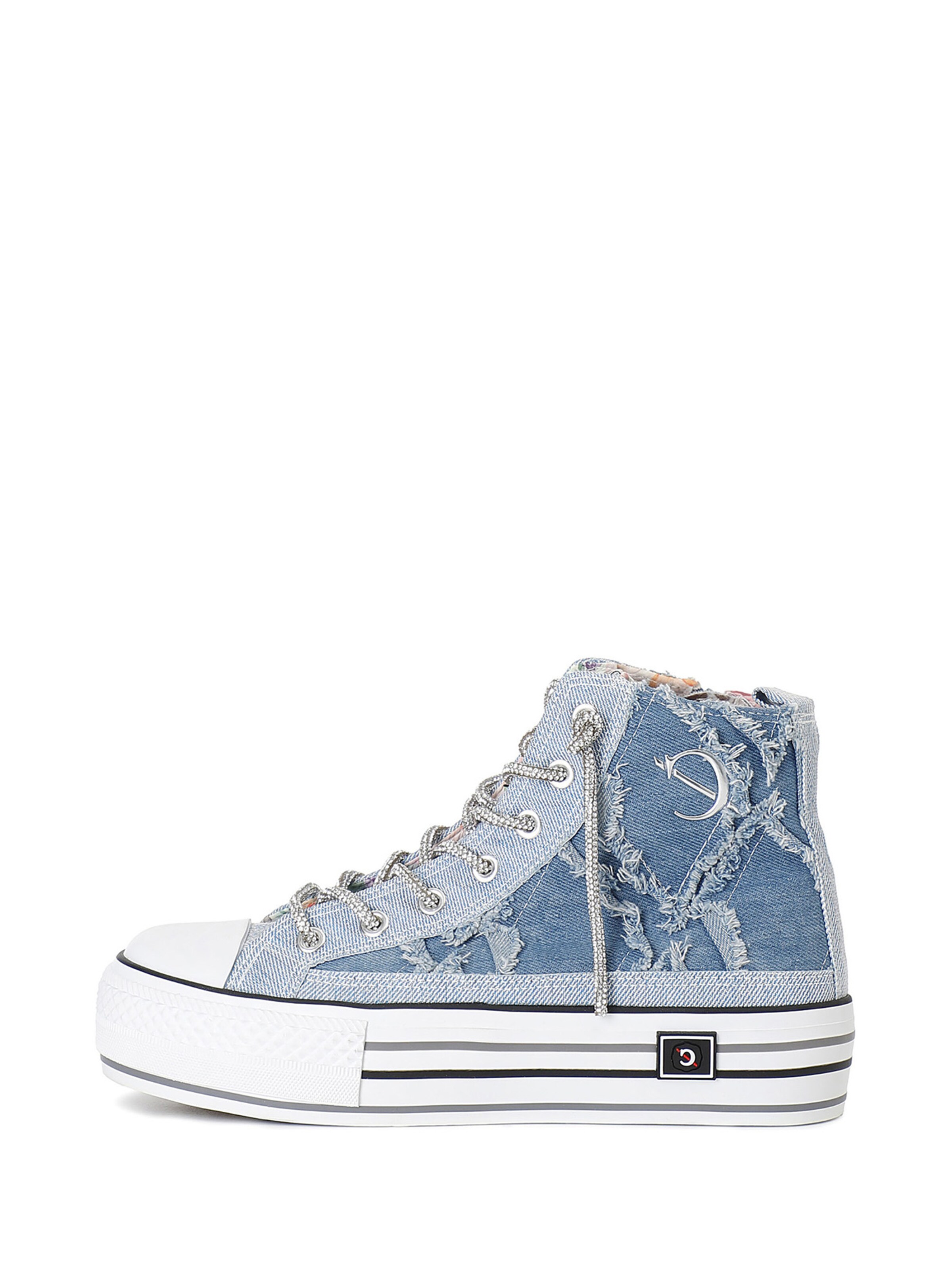 CAFè NOIR Sneakers laag in Blauw: voorkant