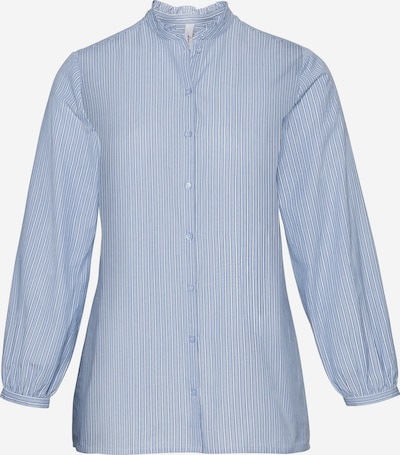 SHEEGO Bluse i lyseblå / offwhite, Produktvisning
