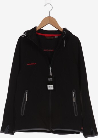 MAMMUT Sweatshirt & Zip-Up Hoodie in L in Black: front