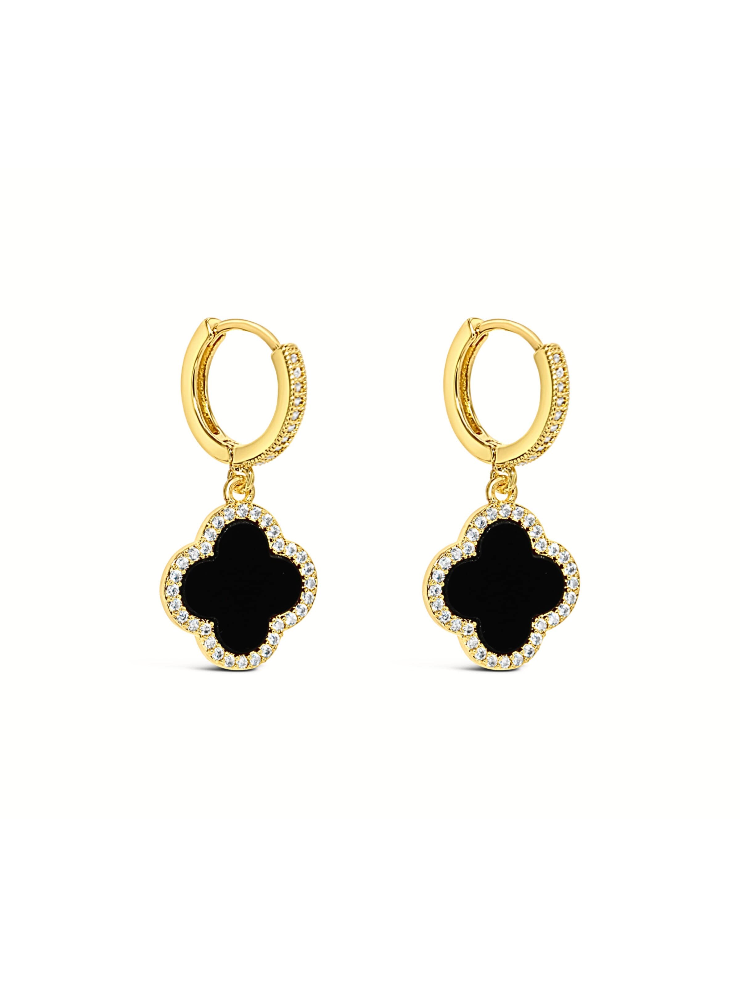 ARS-ARGENTI Ohrringe 'LUCKY LUXE IV'‌‌‌‌‌ in Gold: Vorderseite