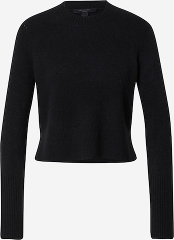 AllSaints Sweter 'WICK' w kolorze czarny: przód