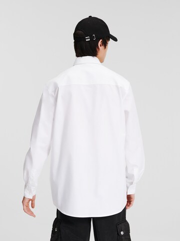 KARL LAGERFELD JEANS Regular Fit Skjorte ' ' i hvid