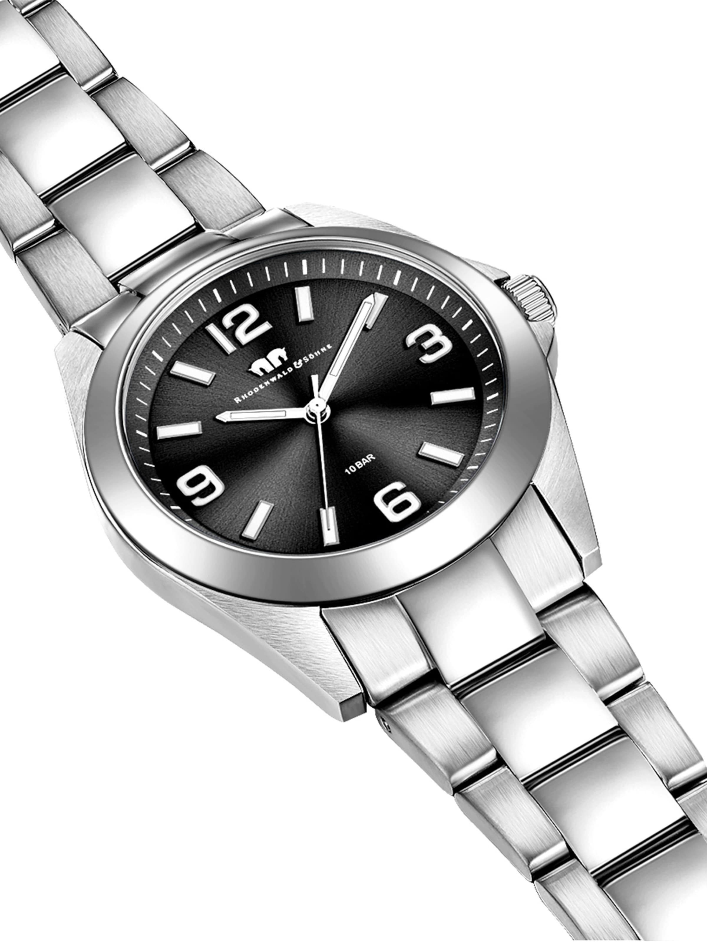 Rhodenwald & Söhne Analoog horloge in Zilver
