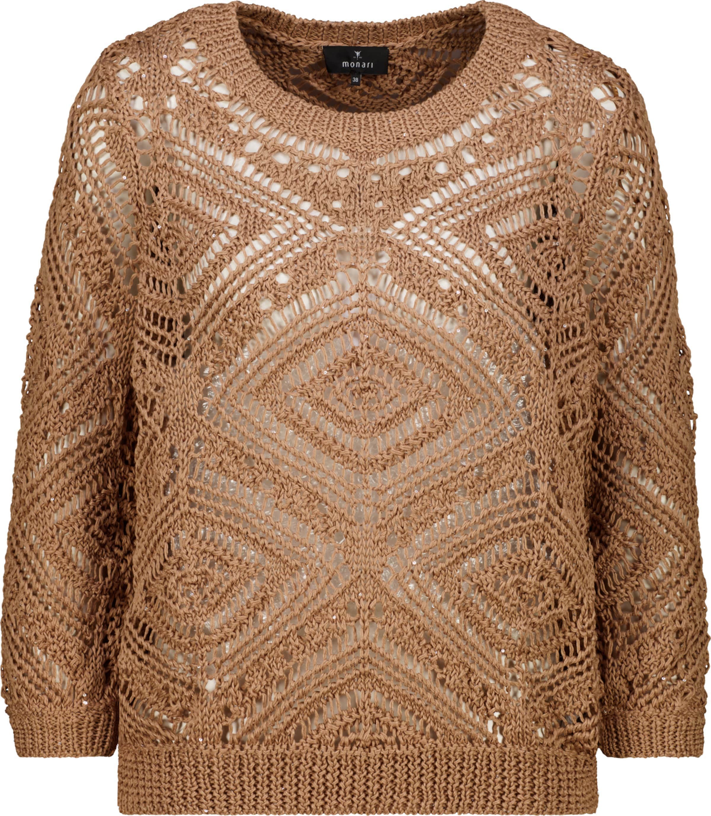 monari Pullover in Braun: Vorderseite