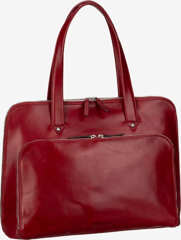 LEONHARD HEYDEN Document bag 'Cambridge' in Red: front