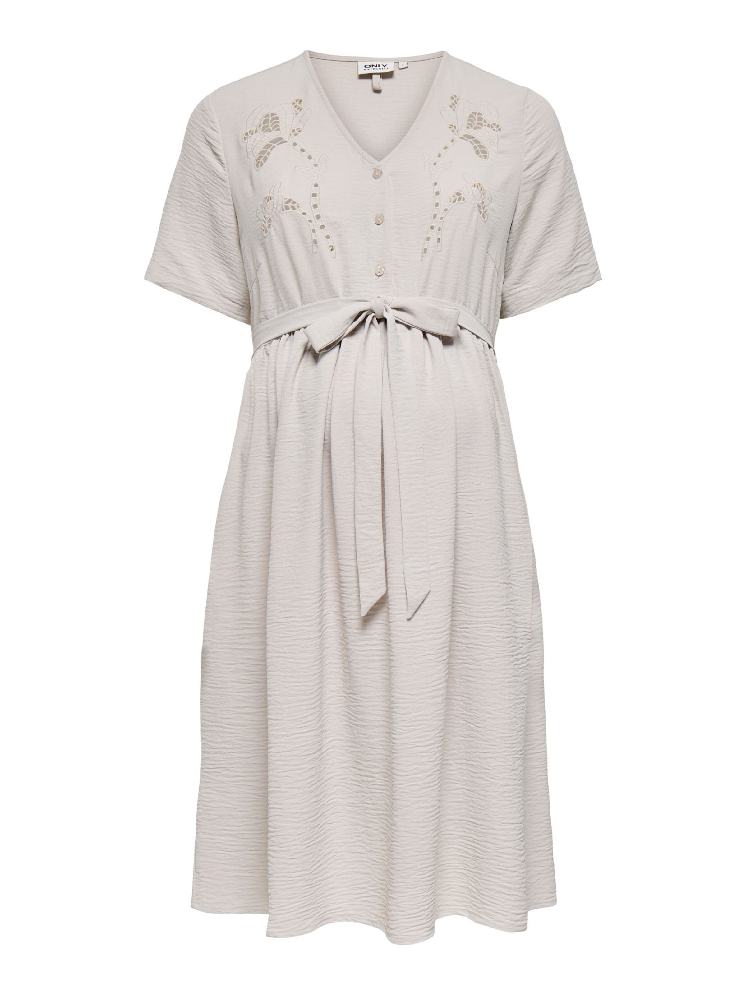 Only Maternity Dress 'OLMEvalou' in Beige