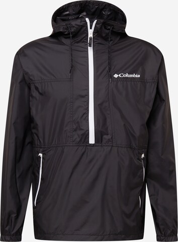 COLUMBIA - Chaqueta de montaña 'Flash Challenger' en negro: frente