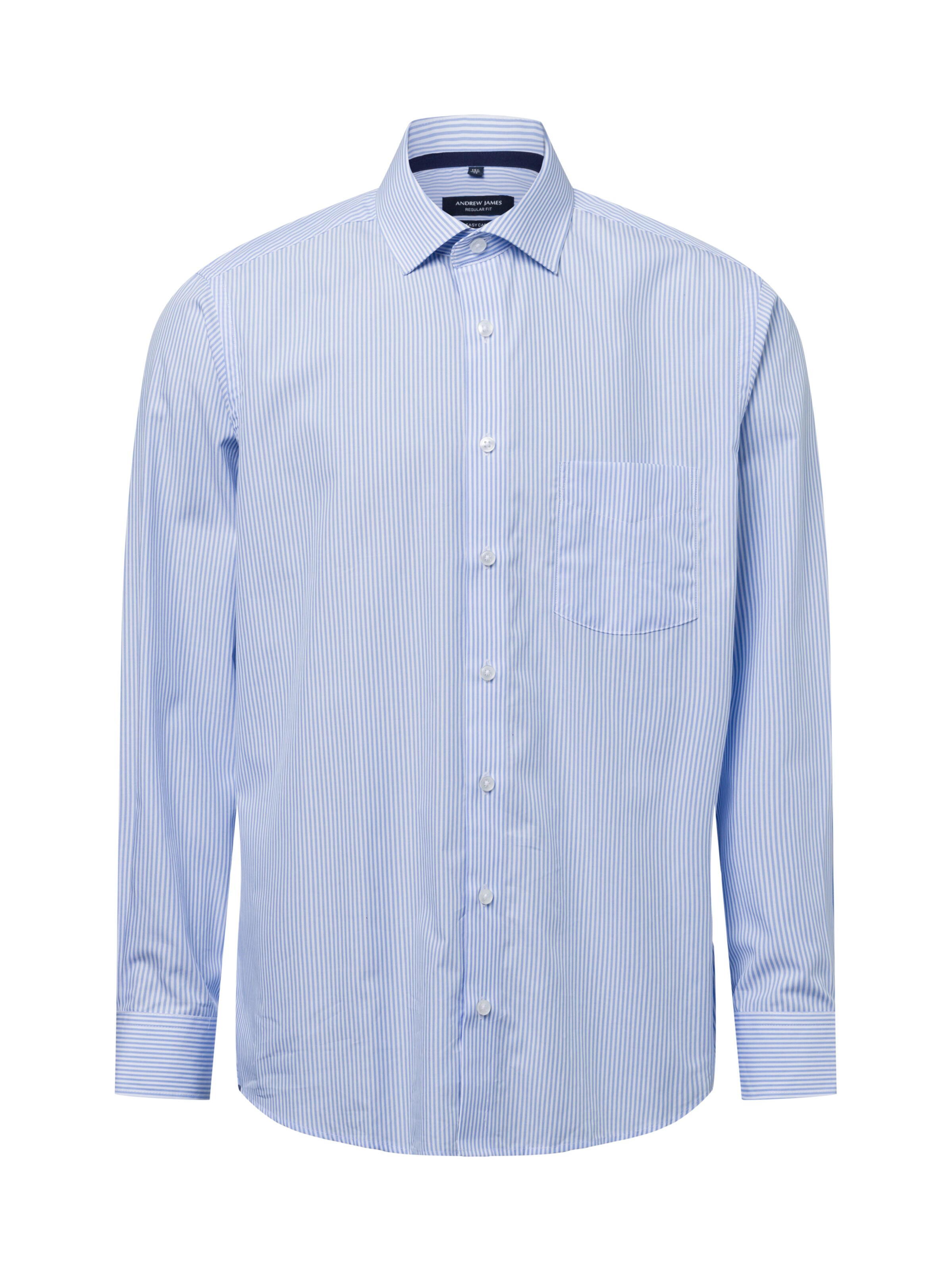 Andrew James Hemd in Blau: Vorderseite