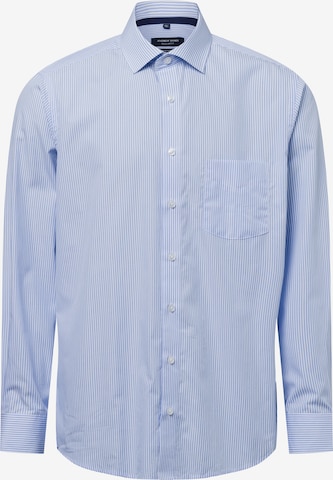 Andrew James Hemd in Blau: Vorderseite