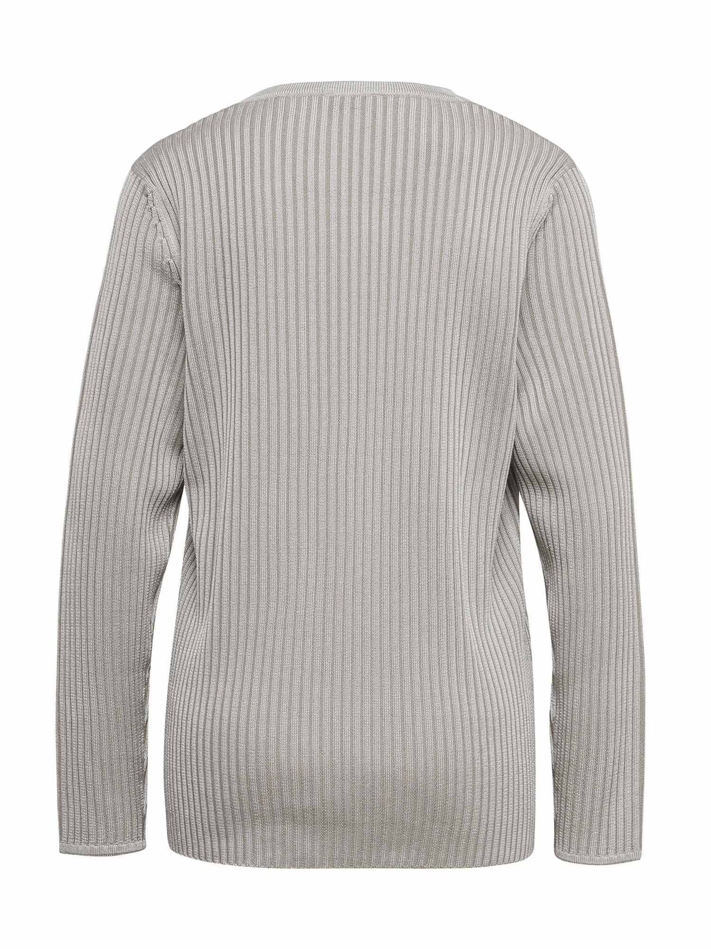 Goldner Gebreid vest in Beige