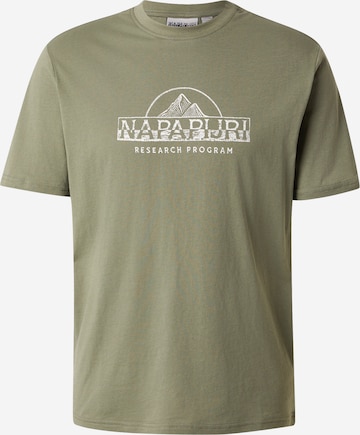 NAPAPIJRI Särk 'SANDIR', värv roheline: eest vaates