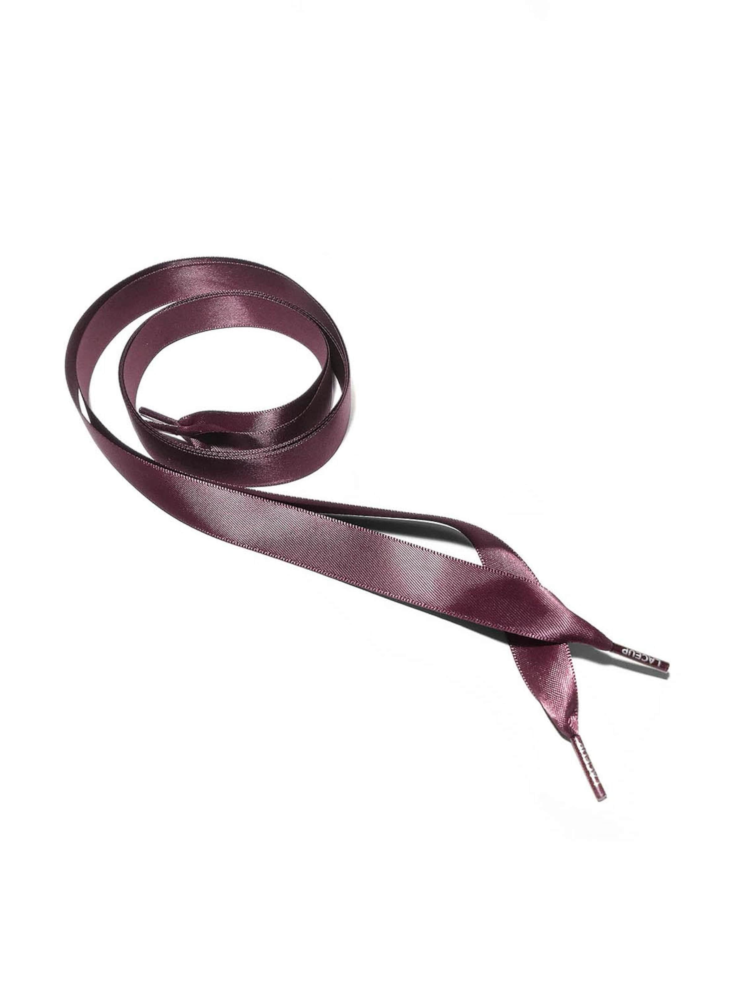Laceup - Accesorios para zapatos 'Burgundy 277' en rojo: frente