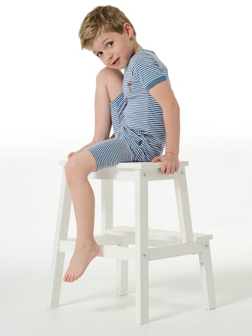 SCHIESSER Shorty ' Natural Cotton ' in Blau