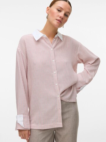 VERO MODA Blouse 'VMLea' in Roze: voorkant