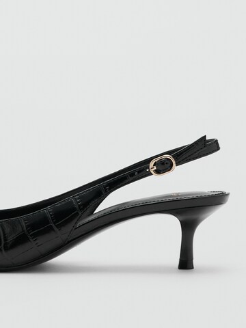 MANGO Slingback Pumps 'Monac' in Black