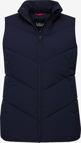 Ulla Popken Weste in Blau: Vorderseite