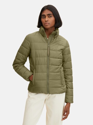 TOM TAILOR Between-season jacket in Green: front