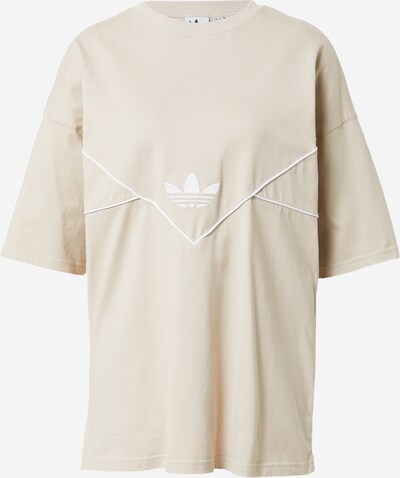 ADIDAS ORIGINALS T-shirt en beige / blanc, Vue avec produit
