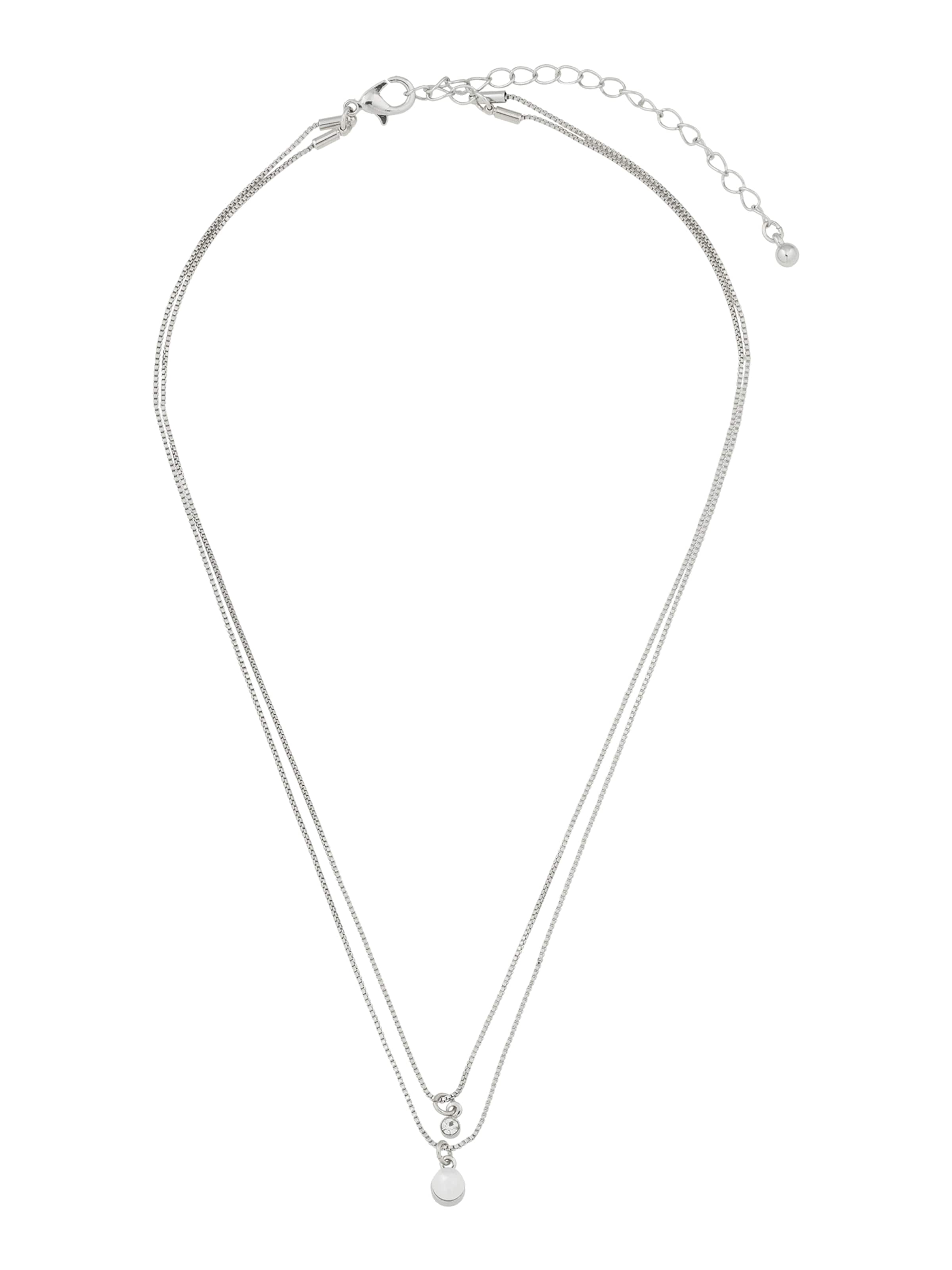 ABOUT YOU Verižica 'Leia' | srebrna barva: sprednja stran