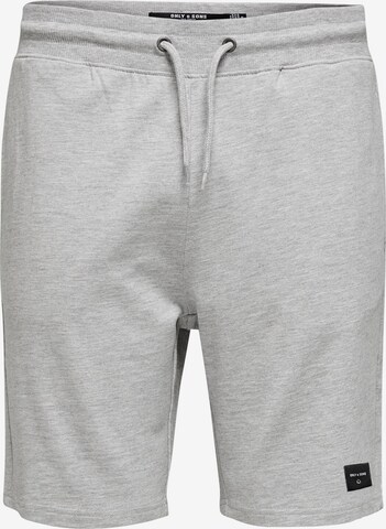 Only & Sons Trousers 'Neil' in Grey: front