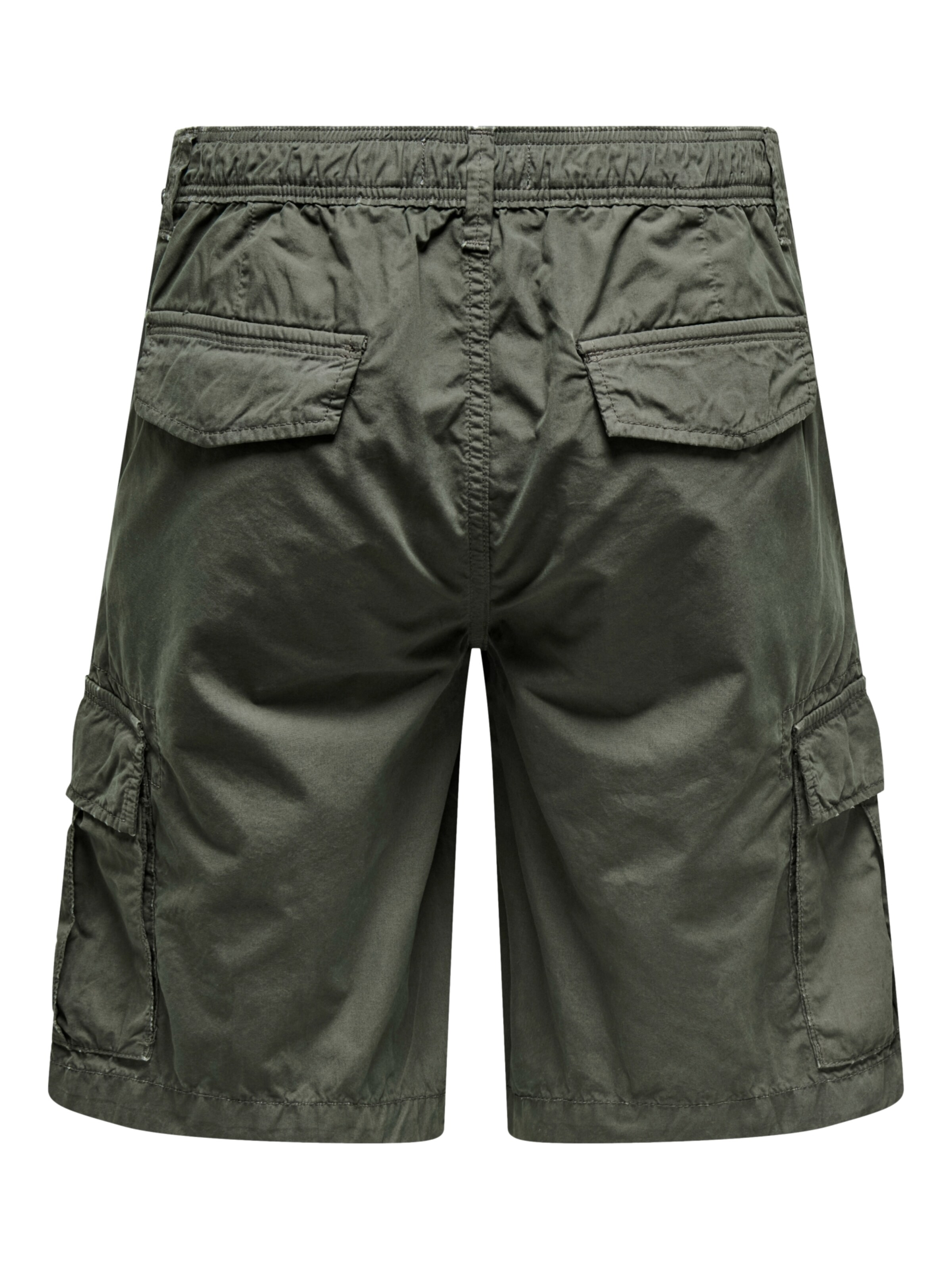 Only & Sons Regular Cargobroek 'Loc' in Groen