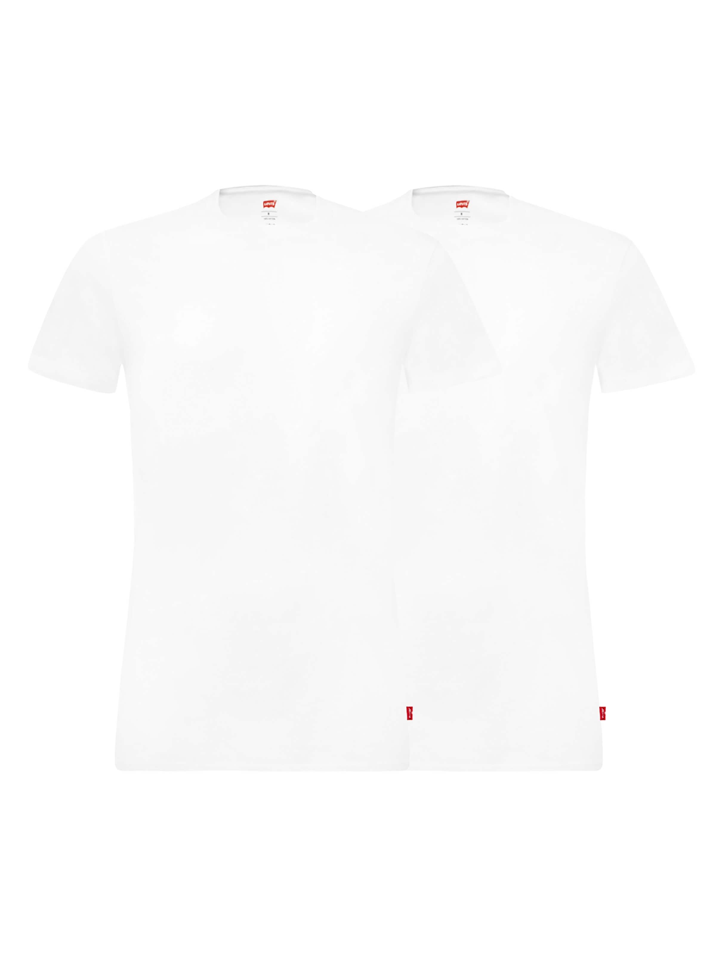LEVI'S ® Shirt 'Crew Neck'‌‌ in Weiß: Vorderseite