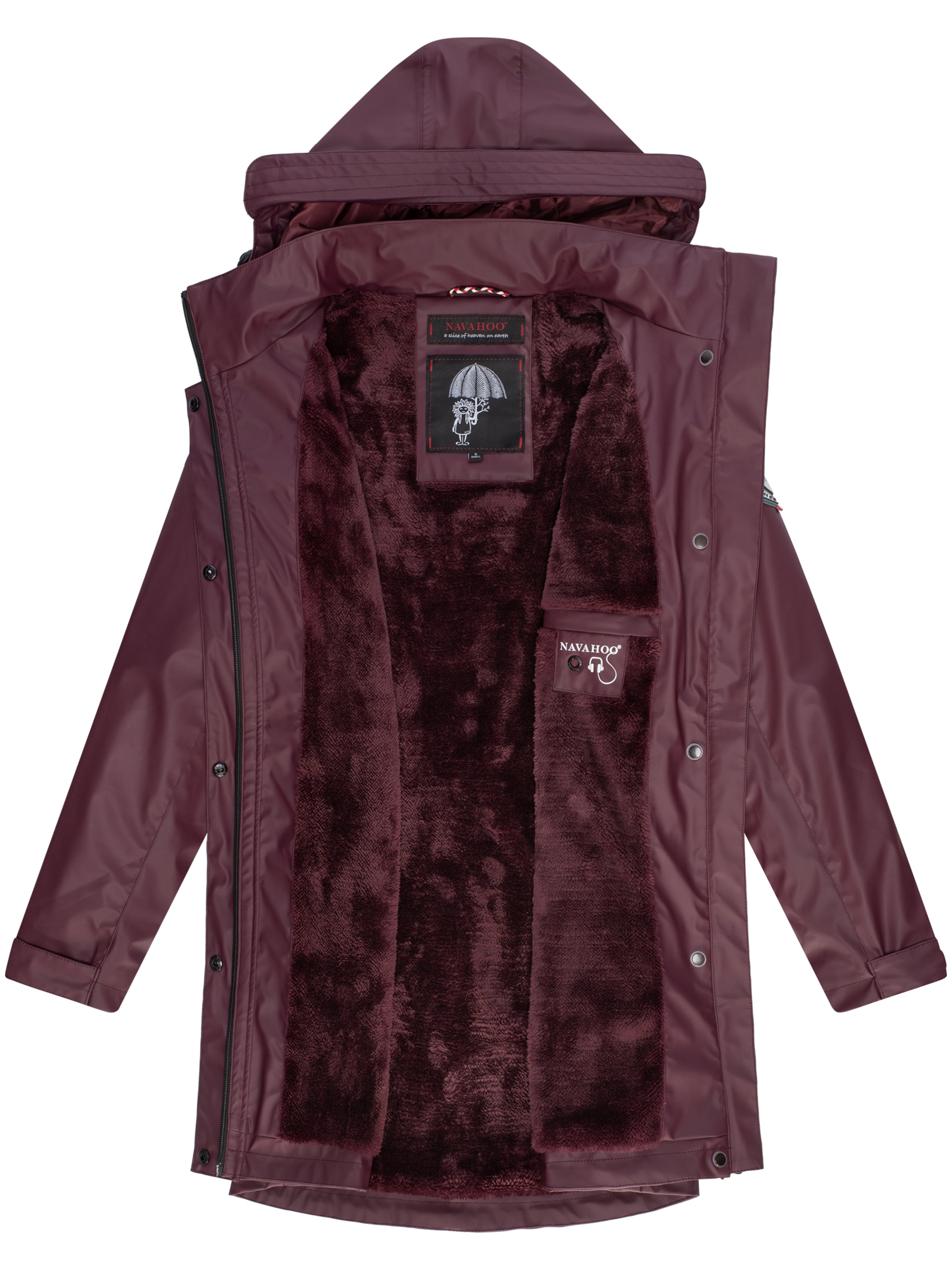 NAVAHOOPrijelazni kaput 'Deike' - crvena boja