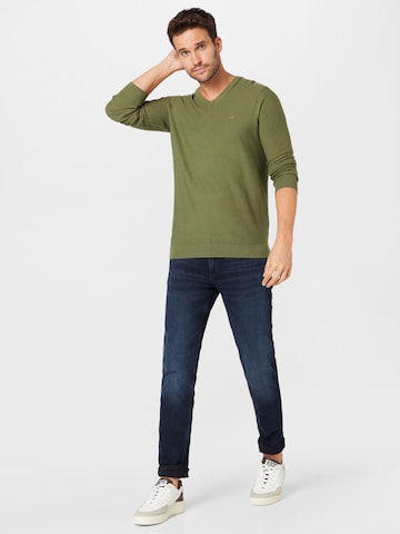 MUSTANG Sweater 'Emil' in Green