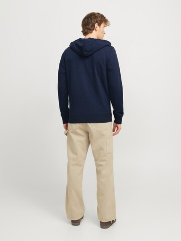 JACK & JONES Sweat jacket 'JJSIMON' in Blue