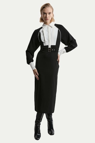 Karen Millen Kleid in Schwarz: Vorderseite