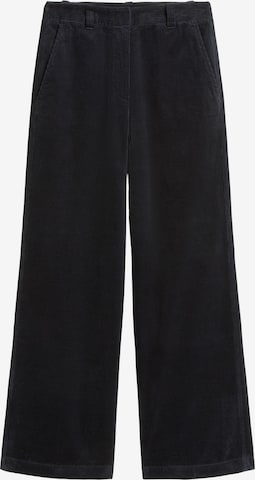 Marc O'Polo Wide leg Broek in Zwart: voorkant