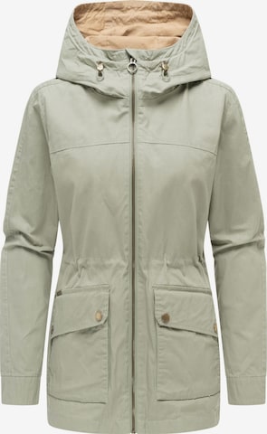 Ragwear Between-Seasons Parka 'Lenoa' in Green: front