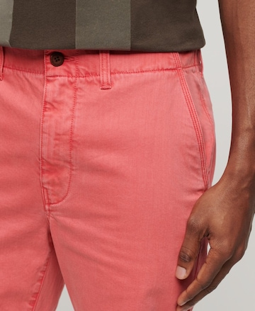 Superdry Slimfit Chinohose in Orange