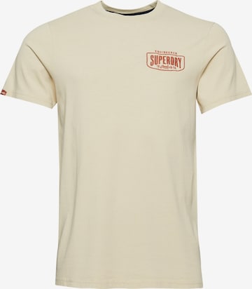 Superdry Shirt in Beige: predná strana