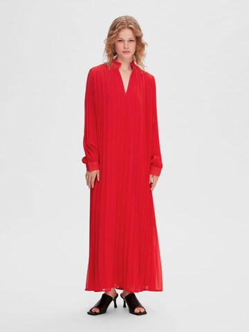 SELECTED FEMME Jurk in Rood