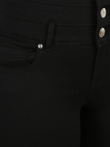 Only Petite Slimfit Jeans 'ROYAL' in Schwarz