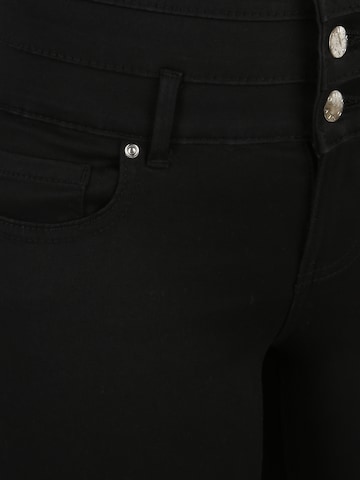 Only Petite Slimfit Jeans 'ROYAL' in Zwart