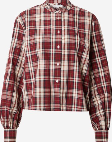 Camicia da donna di TOMMY HILFIGER in rosso: frontale